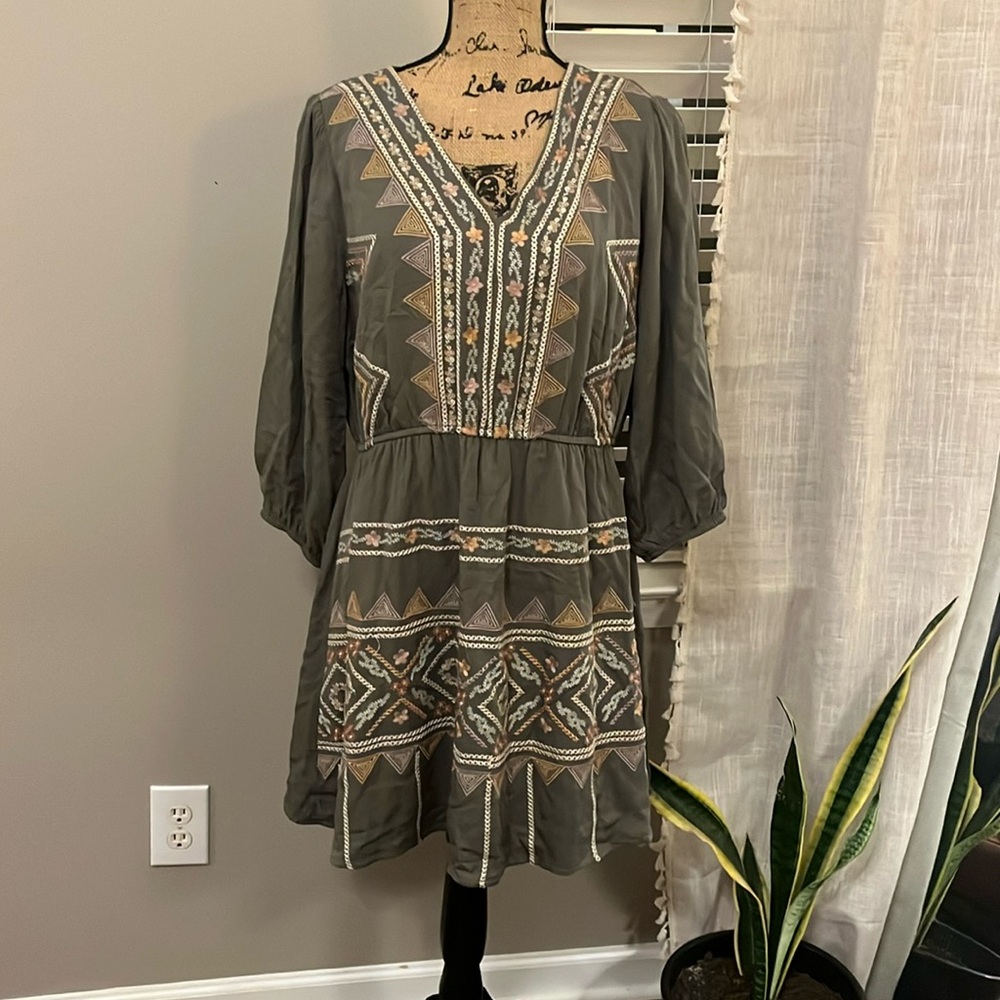 Almost Pink Boho dress size large